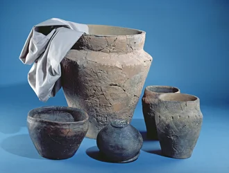 Six pots made for different purposes, all from Oxfordshire